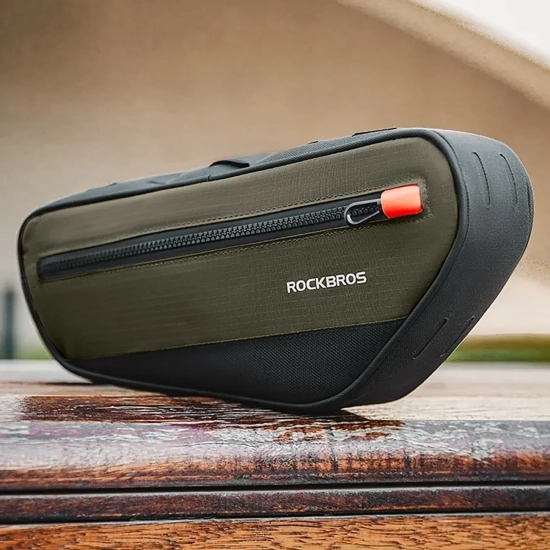 ROCKBROS Torba rowerowa na ramę roweru z kieszenią boczną 1.7l