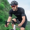 ROCKBROS Czapka rowerowa kolarska z daszkiem - czarna