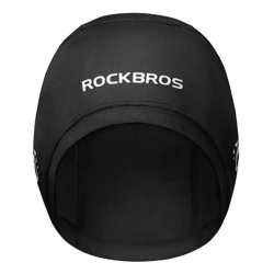 ROCKBROS Czapka rowerowa kolarska z wycięciami na okulary - czarna