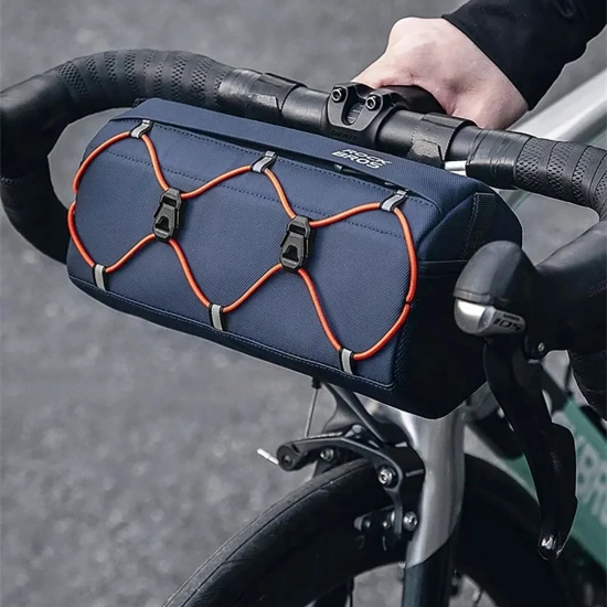 ROCKBROS Torba rowerowa mocowana na kierownicę 2.2 l - niebieska