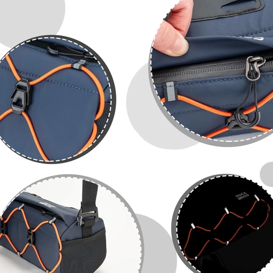 ROCKBROS Torba rowerowa mocowana na kierownicę 2.2 l - niebieska