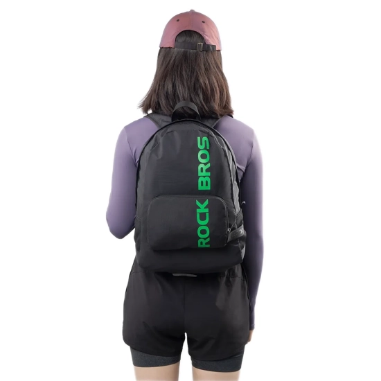 ROCKBROS Plecak sportowy wodoodporny składany 46.5x38cm 18l - czarny
