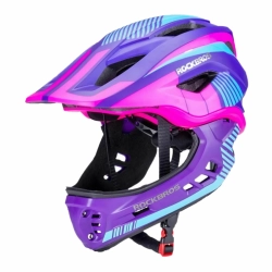 ROCKBROS Kask rowerowy dziecięcy z odpinaną szczęką rozmiar M