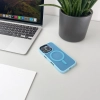 HURTEL Etui case na iPhone 16 Magnetic Collection MagSafe - jasnoniebieski