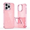 HURTEL Etui pokrowiec na iPhone 16 Glitter Case - różowe z brokatem