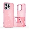 HURTEL Etui pokrowiec na iPhone 16 Pro Glitter Case - różowe z brokatem