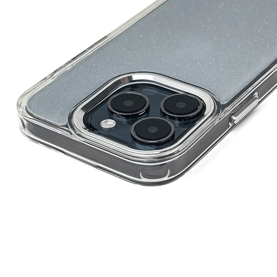 HURTEL Etui pokrowiec na iPhone 16 Glitter Case - przezroczyste z brokatem