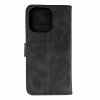 HURTEL Etui pokrowiec na iPhone 16 Pro Leather Book Case - czarny