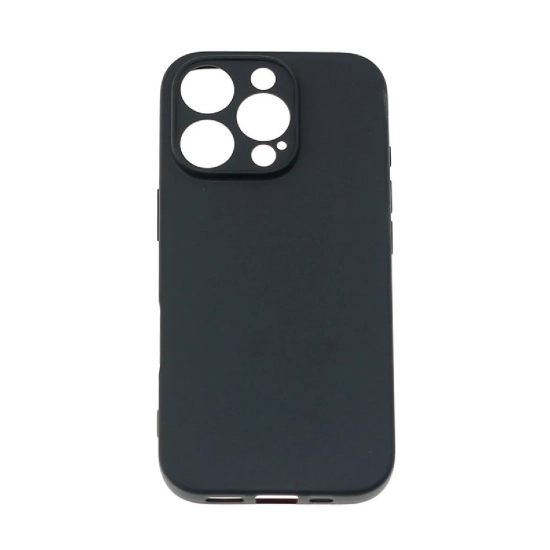 HURTEL Etui pokrowiec na iPhone 16 Pro Max Soft Case - czarne