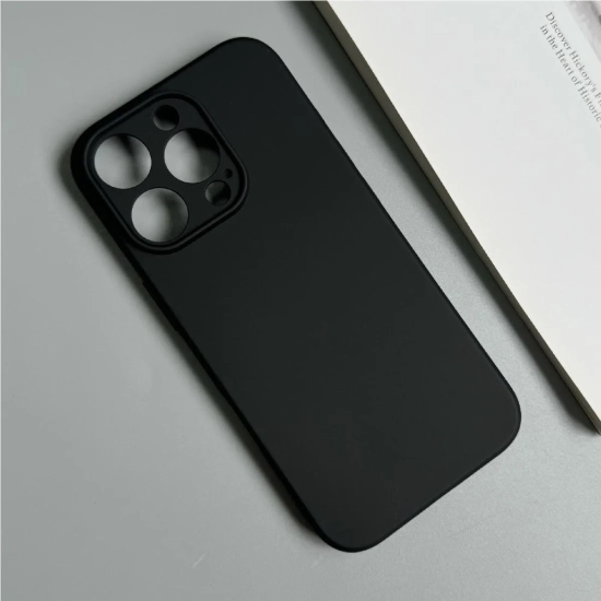 HURTEL Etui pokrowiec na iPhone 16 Pro Max Soft Case - czarne