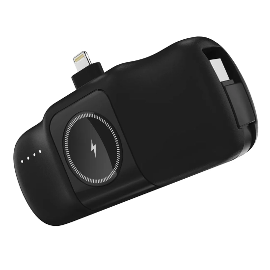 Powerbank Wozinsky WF16-YLS 5000mAh 15W Lightning czarny