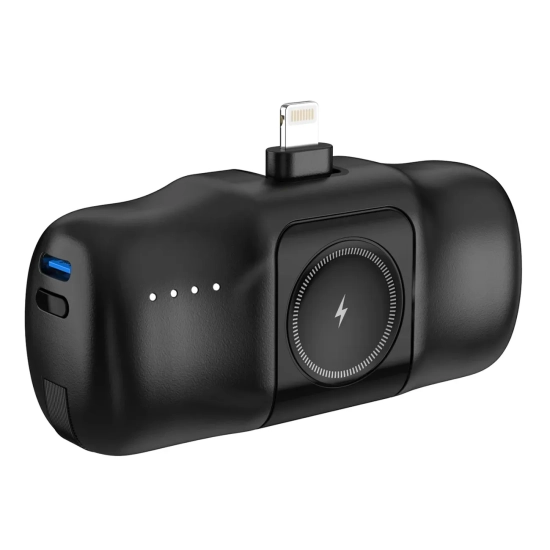 Powerbank Wozinsky WF16-YLS 5000mAh 15W Lightning czarny