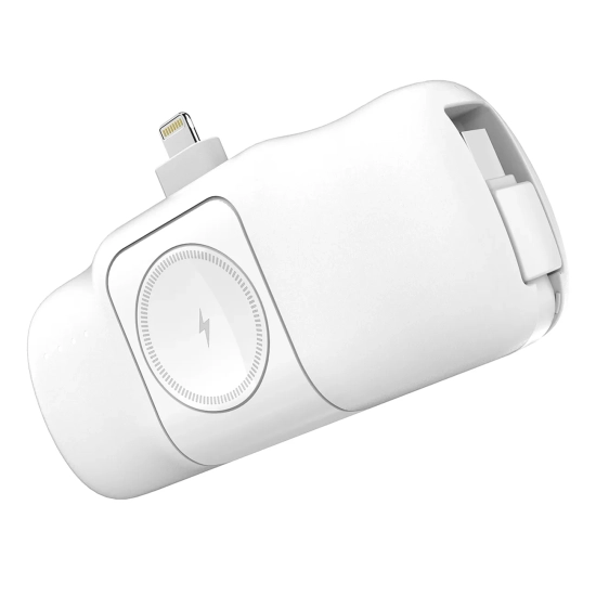 WOZINSKY Mini powerbank 5000mAh 15W iPhone Lightning i ładowarką do Apple
