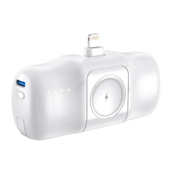 WOZINSKY Mini powerbank 5000mAh 15W iPhone Lightning i ładowarką do Apple