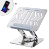 WOZINSKY ZESTAW Podstawka pod laptopa aluminiowa 360 + podstawka do