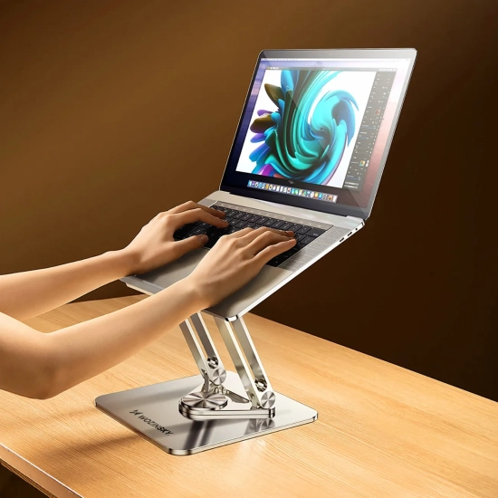 WOZINSKY ZESTAW Podstawka pod laptopa aluminiowa 360 + podstawka do