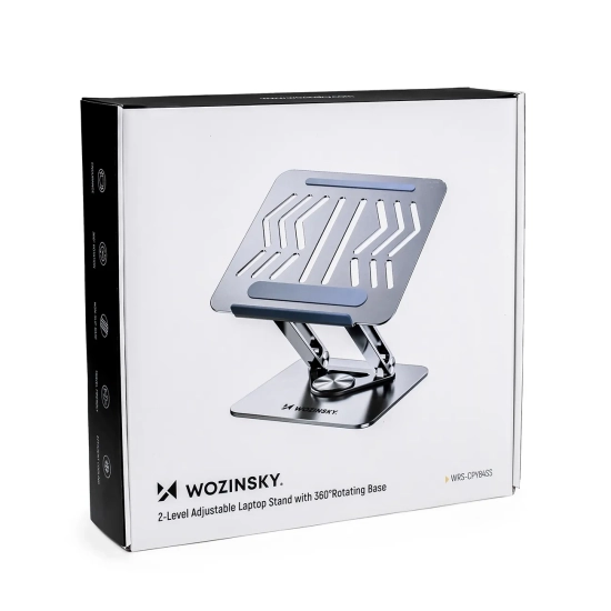 WOZINSKY ZESTAW Podstawka pod laptopa aluminiowa 360 + podstawka do