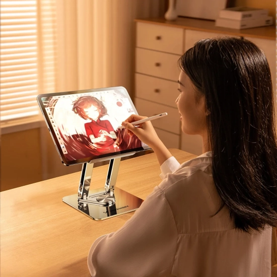 WOZINSKY ZESTAW Podstawka pod laptopa aluminiowa 360 + podstawka do