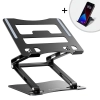 WOZINSKY ZESTAW Podstawka pod laptopa aluminiowa + podstawka do smartfona