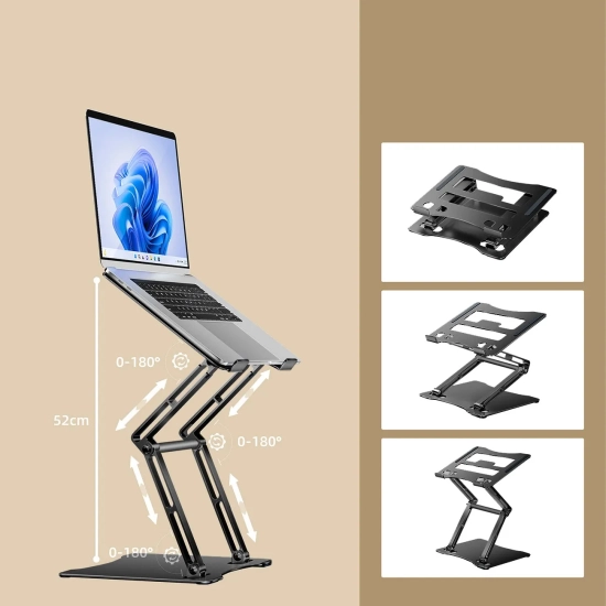WOZINSKY ZESTAW Podstawka pod laptopa aluminiowa + podstawka do smartfona
