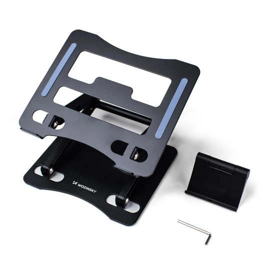 WOZINSKY ZESTAW Podstawka pod laptopa aluminiowa + podstawka do smartfona