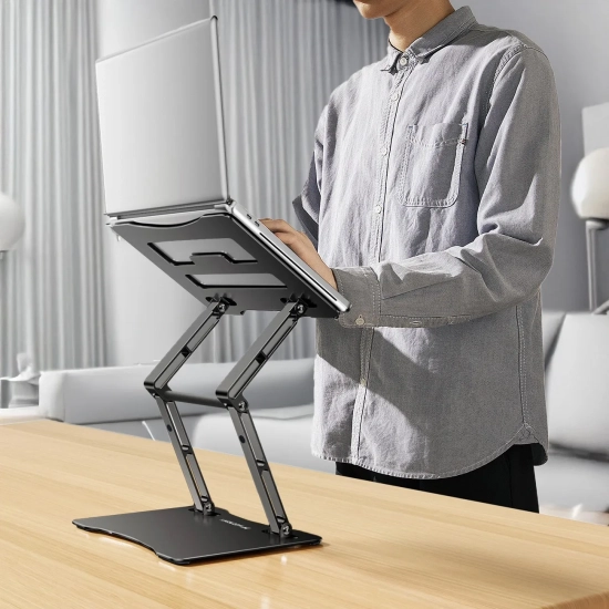 WOZINSKY ZESTAW Podstawka pod laptopa aluminiowa + podstawka do smartfona