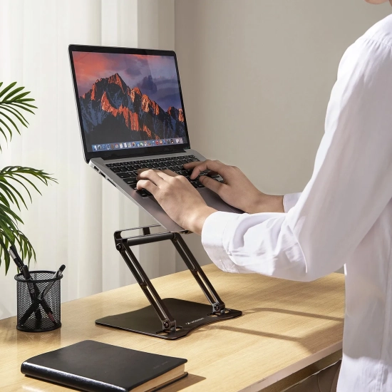 WOZINSKY ZESTAW Podstawka pod laptopa aluminiowa + podstawka do smartfona