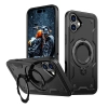 HURTEL Etui pokrowiec na iPhone 16 Hybrid Armor Trendy MagSafe - czarny