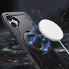 HURTEL Etui pokrowiec na iPhone 16 Hybrid Armor Trendy MagSafe - czarny