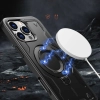 HURTEL Etui pokrowiec na iPhone 16 Pro Hybrid Armor Trendy MagSafe - czarny