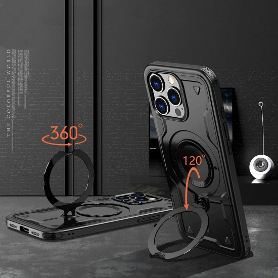 HURTEL Etui pokrowiec na iPhone 16 Pro Max Hybrid Armor Trendy MagSafe