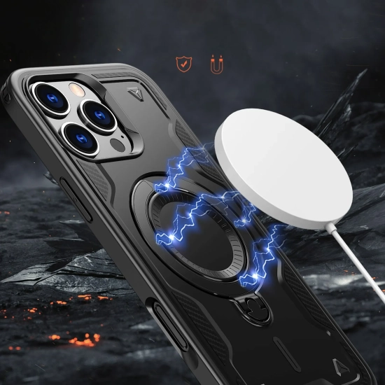 HURTEL Etui pokrowiec na iPhone 16 Pro Max Hybrid Armor Trendy MagSafe