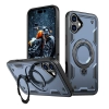 HURTEL Etui pokrowiec na iPhone 16 Hybrid Armor Trendy MagSafe - niebieski