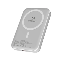 Powerbank Wozinsky WRW349YWS 10000mAh MagSafe 20W biały