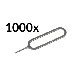 Kluczyk igła do wyjmowania karty SIM iPhone iPad - zestaw 1000 szt Kluczyk igła do wyjmowania karty SIM iPhone iPad - zestaw 1000 szt