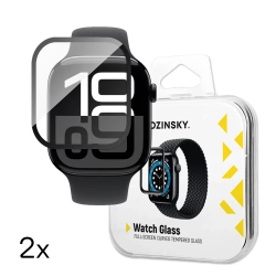 WOZINSKY Szkło hartowane do zegarka Apple Watch 42mm Full Glue - 2 szt.