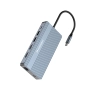 WOZINSKY 14w1 HUB do 3 monitorów USB-A USB-C DisplayPort HDMI RJ45 SD TF