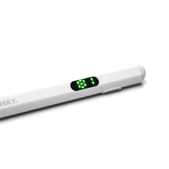 WOZINSKY Rysik aktywny Stylus uniwersalny do Android i iOS USB-C - biały