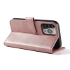 HURTEL Etui pokrowiec z klapką do Samsung Galaxy S25 Magnet Case - różowe