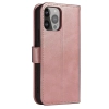 HURTEL Etui pokrowiec z klapką do Samsung Galaxy S25 Magnet Case - różowe