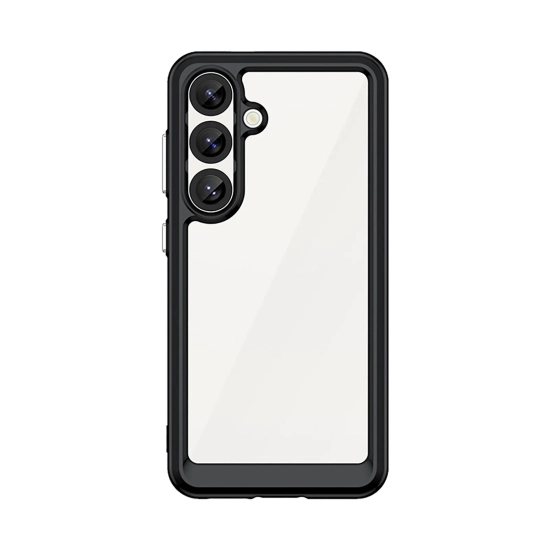 HURTEL Etui silikonowe z żelową ramką do Samsung Galaxy S25 Outer Space