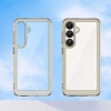 HURTEL Etui silikonowe z żelową ramką do Samsung Galaxy S25 Outer Space
