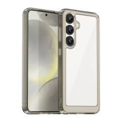 HURTEL Etui silikonowe z żelową ramką do Samsung Galaxy S25 Outer Space