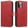 HURTEL Etui ochronne z klapką do Samsung Galaxy S25+ Magnet Case - czerwone