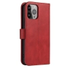 HURTEL Etui ochronne z klapką do Samsung Galaxy S25+ Magnet Case - czerwone