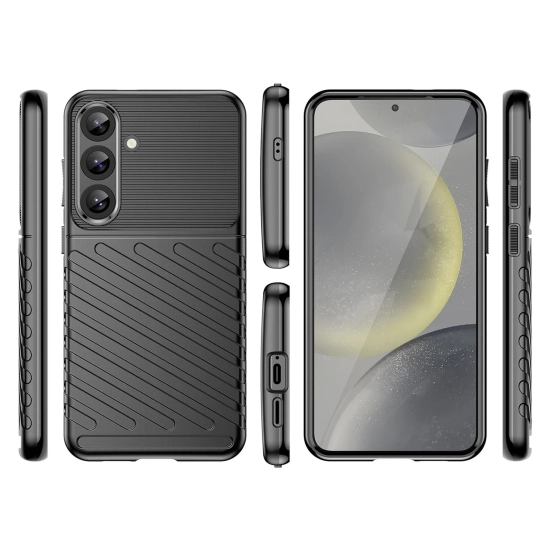 HURTEL Etui silikonowe pancerny pokrowiec do Samsung Galaxy S25+ Thunder