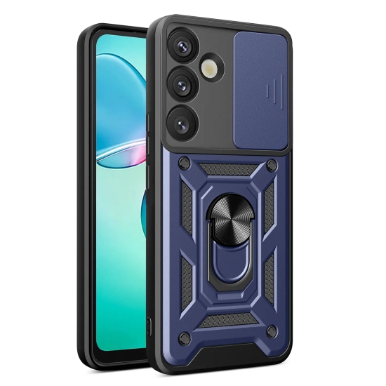 HURTEL Etui pancerne z osłoną aparatu ringiem podstawką do Samsung Galaxy
