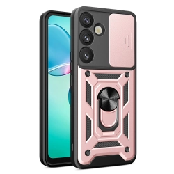 HURTEL Etui pancerne z osłoną aparatu ringiem podstawką do Samsung Galaxy