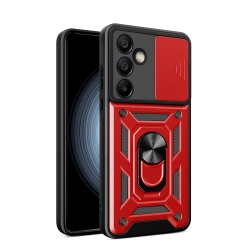 HURTEL Etui pancerne z osłoną aparatu ringiem podstawką do Samsung Galaxy
