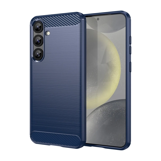 HURTEL Etui pokrowiec silikonowy do Samsung Galaxy S25+ Carbon Case